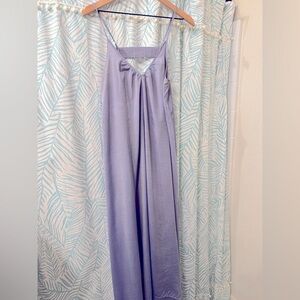 Lavender Shimmer Maxi Dress